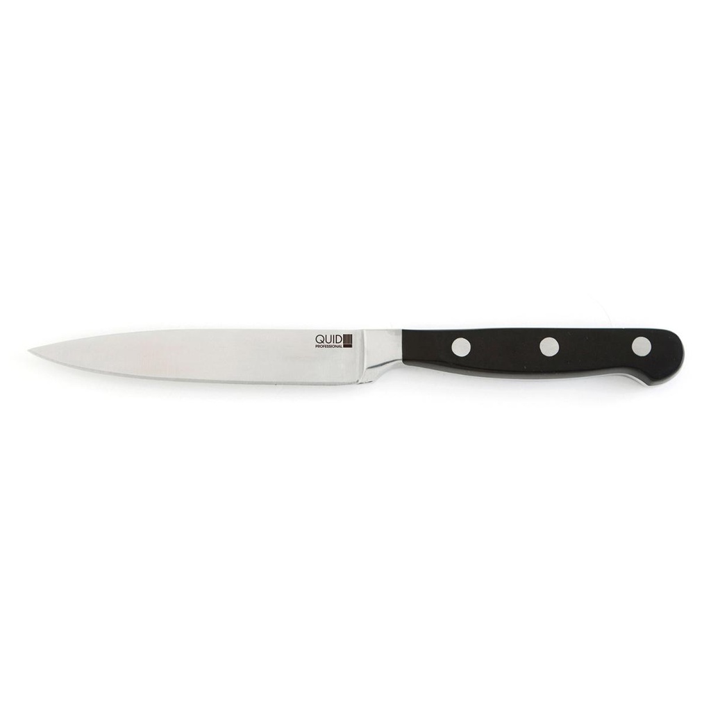 Cuchillo multiusos acero inoxidable Inox Chef Black 12 cm - Quid Professional