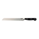 Cuchillo pan acero inoxidable Inox Chef Black 20 cm - Quid Professional