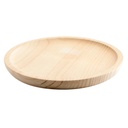 Plato pulpo madera 16 cm - Quid Professional