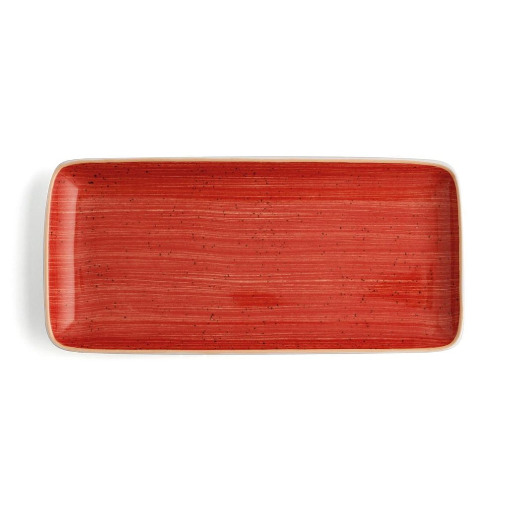 Fuente rectangular porcelana Terra 36x16,5 cm - Ariane