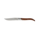 Cuchillo chuletero acero inox y madera Narbona 22 cm - Quid Professional