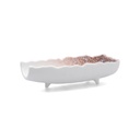 Cuenco con patas porcelana Raices 26x12x6,6 cm - Bidasoa