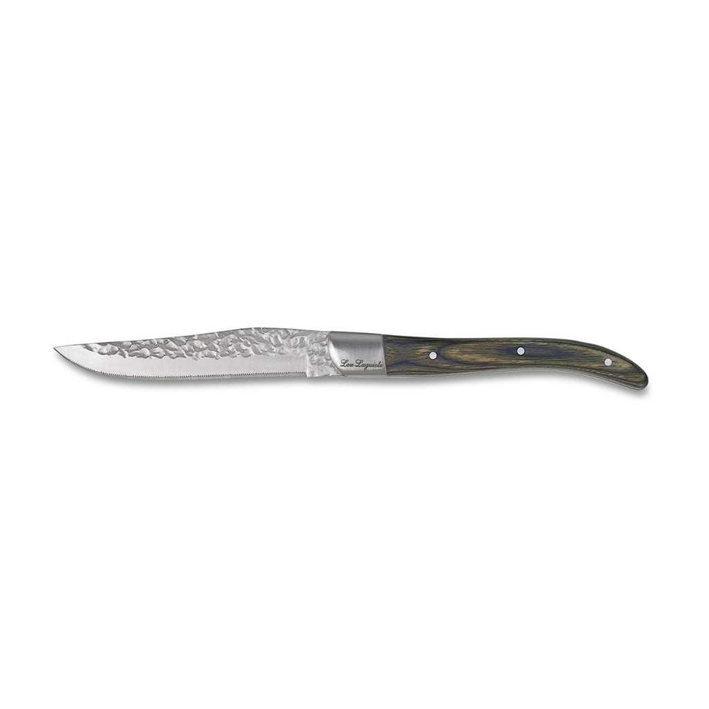 Cuchillos chuleteros acero inox Volcano 23x2,4x1,5 cm - LOU LAGUIOLE