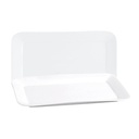 Fuente rectangular porcelana Basic 35,8x21 cm - Quid