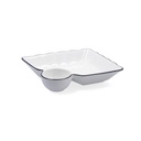Plato dipear porcelana Gastro Black 19,5x18,5 cm - Quid