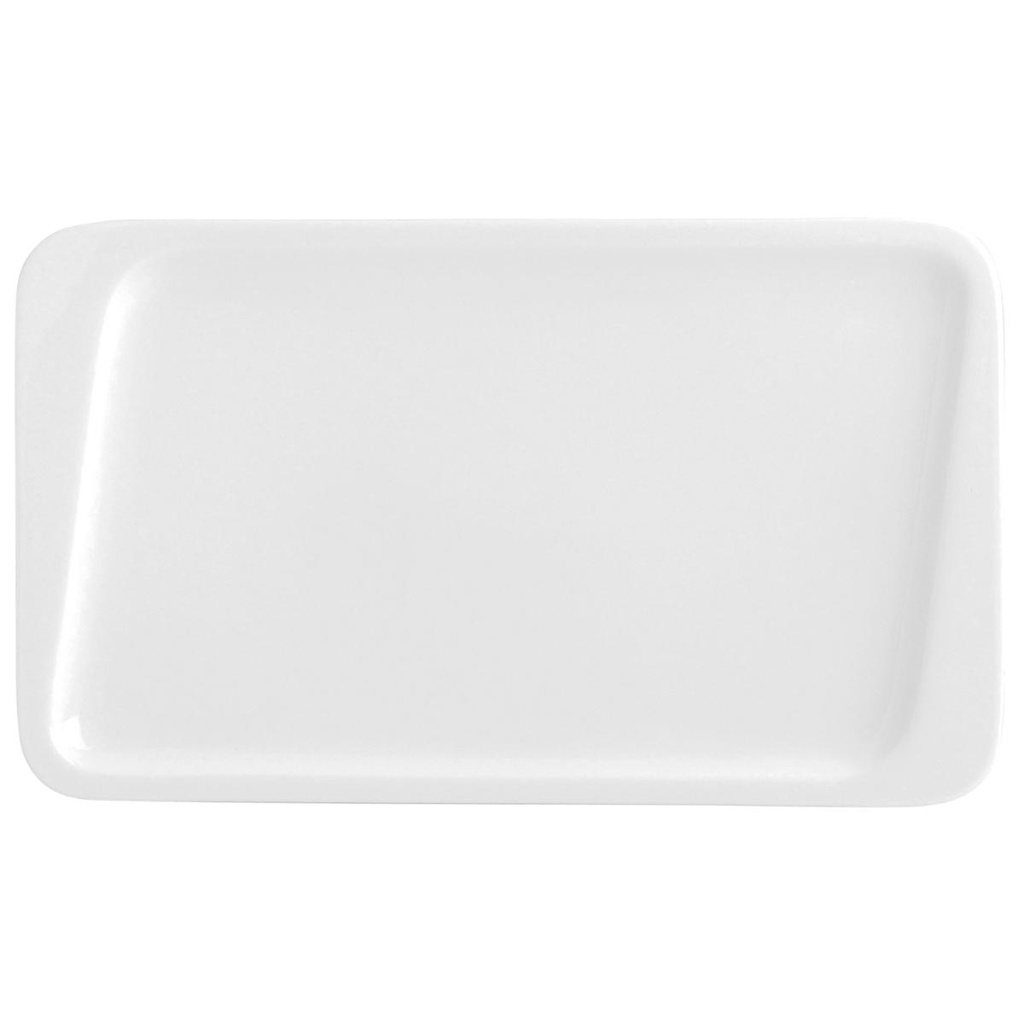 Plato aperitivo porcelana Chef 25x15 cm - Quid