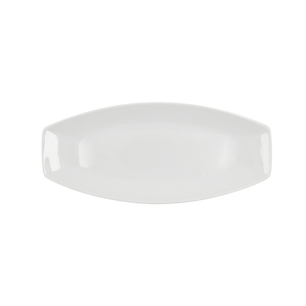 Fuente oval porcelana Gastro 35.5x15.8x2.8 cm - Quid