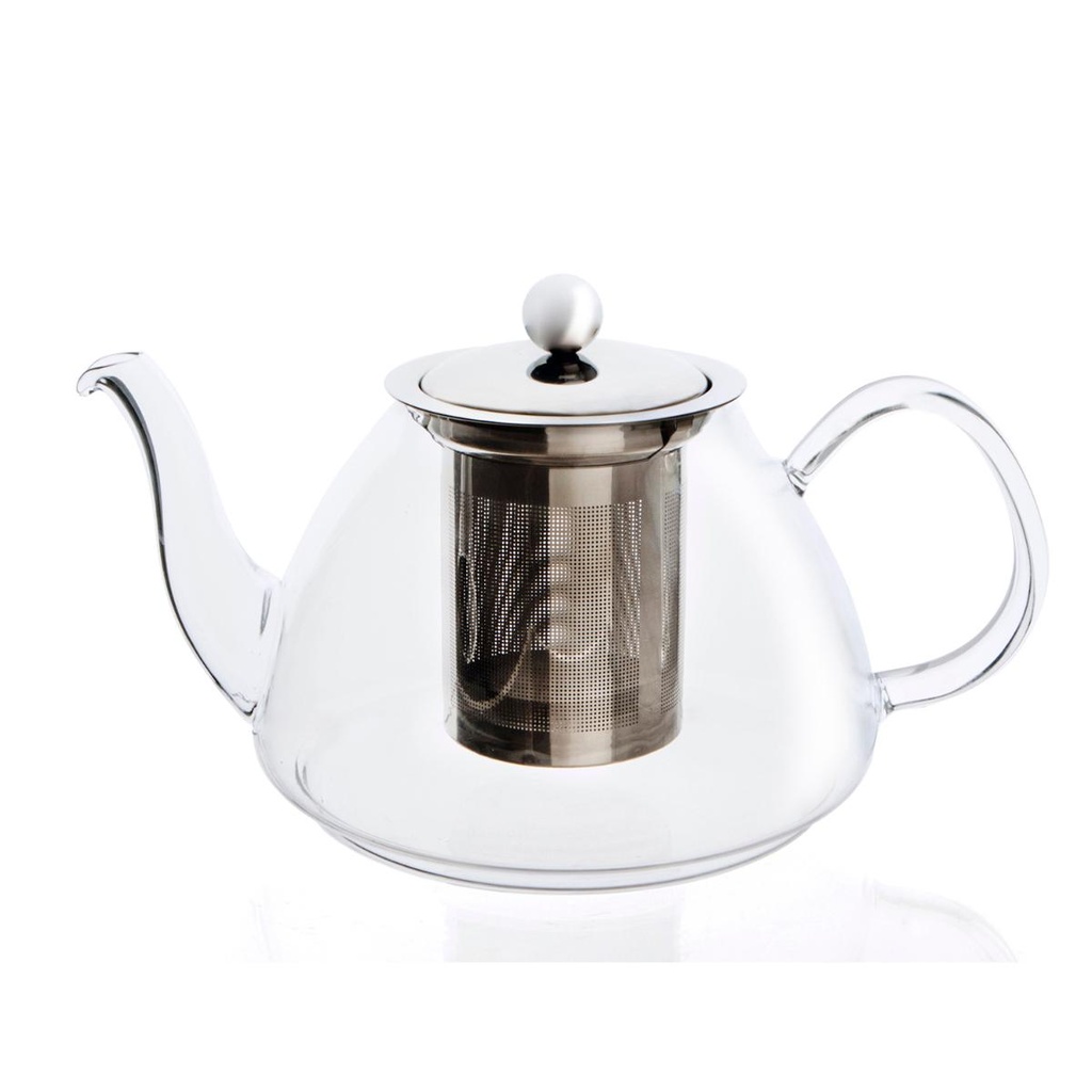 Tetera vidrio filtro inox Serenia 1l - Quid