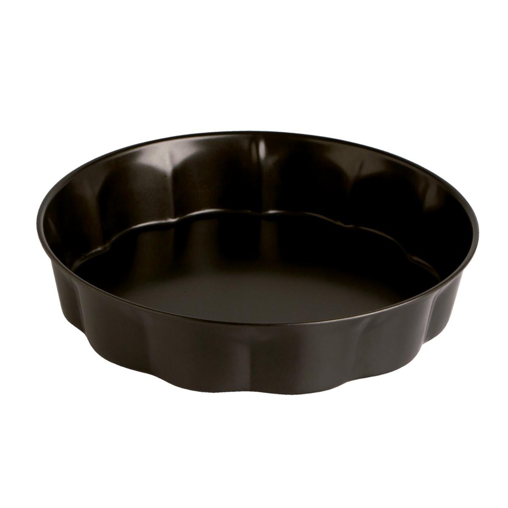 Molde tarta hondo acero pintado Sweet Grey 28x5 cm - Quid
