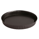 Molde tarta plano acero pintado Sweet Grey 25x3 cm - Quid