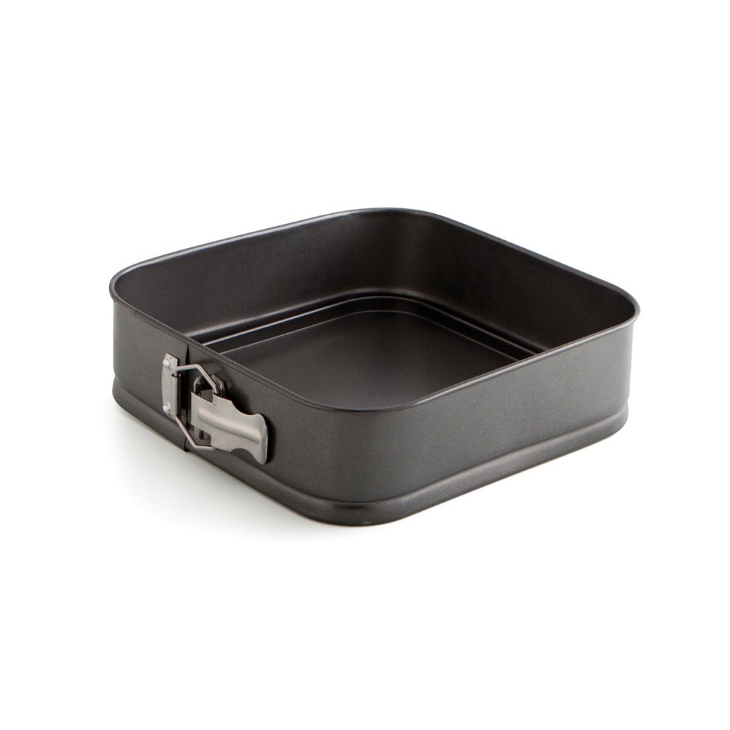 Molde cuadrado desmontable acero pintado Sweet Grey 24 cm - Quid