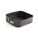 Molde cuadrado desmontable acero pintado Sweet Grey 24 cm - Quid