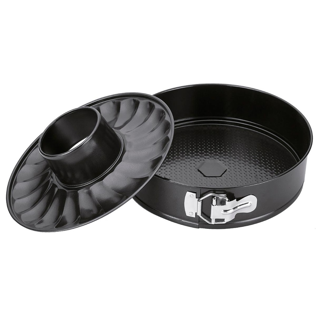 Molde desmontable 2 bases acero pintado Sweet Grey 26x6,8 cm - Quid