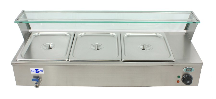 Vitrina caliente Irimar VI-3 GN1/2 - 230V / 50Hz / 1