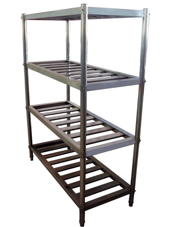 Estantería inoxidable Irimar EP304T-1200 - 1200 x 500 x 1550 x 1,2 mm