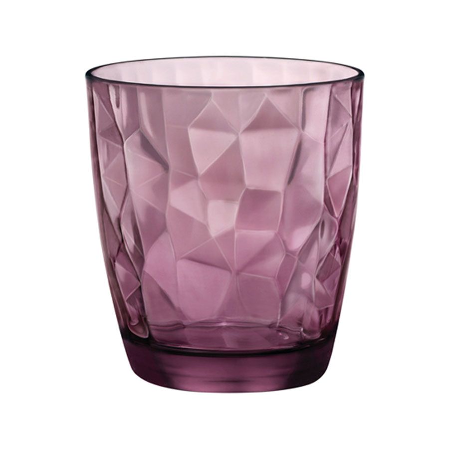 Vaso 39 Cl Diamond Dof Rock Purple Bormioli