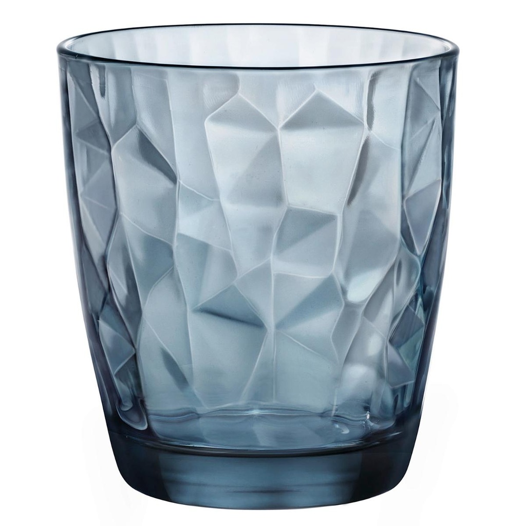 Vaso 30,5 Cl Diamond Aqua Ocean Blue Bormioli