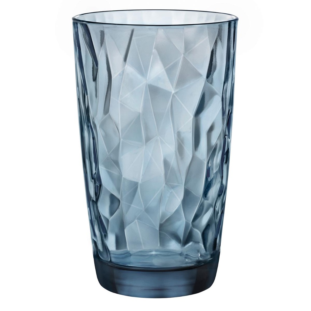 Vaso 47 Cl Diamond Cooler Ocean Blue Bormioli