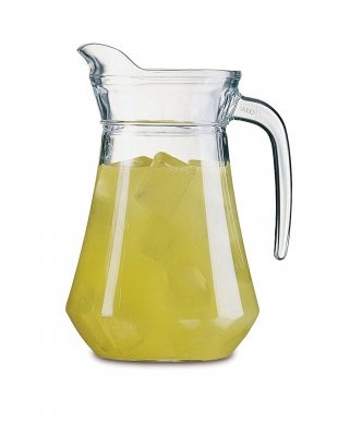 Jarra 1 Lts Agua Vidrio Broc Arcoroc