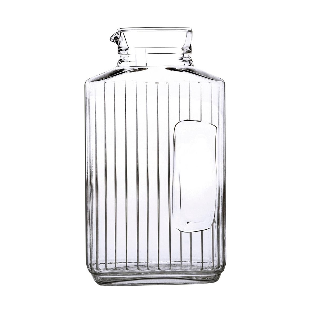 Botella 2 Lts Vidrio Con Tapa Quadro Arcoroc