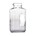 Botella 2 Lts Vidrio Con Tapa Quadro Arcoroc