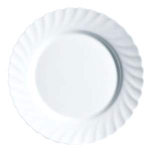 [0200049] Plato Postre 19,5 Cms Vidrio Opal Trianon Arcoroc