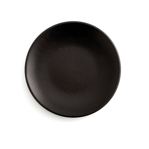 [0315306] Plato 25 Cms Churrasco Negro Barro Anaflor