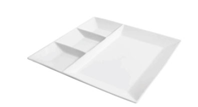 [0304022] Bandeja 28x28x2.5 4 Compartimentos Ming