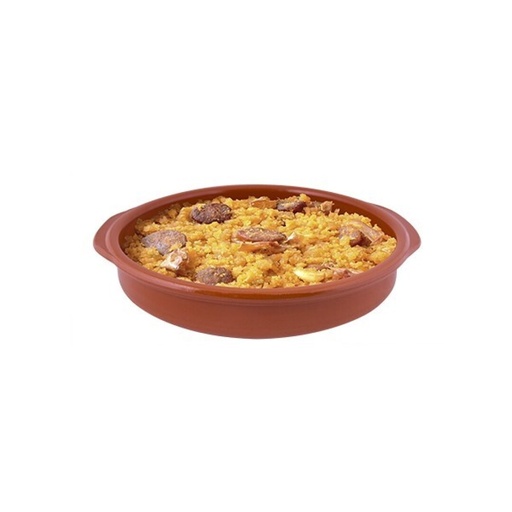 [0303175] Cazuela 24 Cms C/Asas Barro