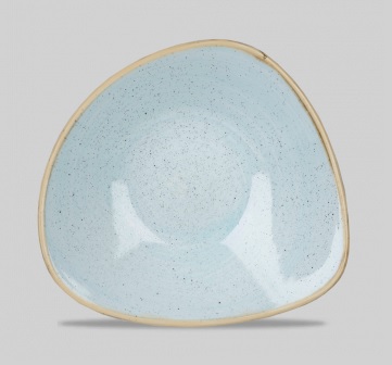 [0308994] Bol Triangular 23,5 Cms Stonecast Duck Egg Blue Churchill