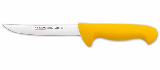 [0703784] Cuchillo Deshuesado Hoja 160 mm Amarillo Arcos