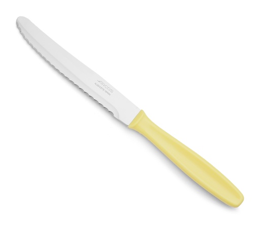 [0708061] Cuchillo Mesa Hoja 125 mm Amarillo Arcos