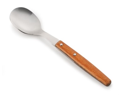 [0700123] Cuchara Mesa 205 mm Madera Haya Comprimida Arcos