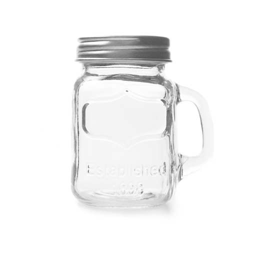[0711089] Mini Jarra 128 Ml Con Tapa "Waki Glass" Transparente Cristal Garcia de Pou