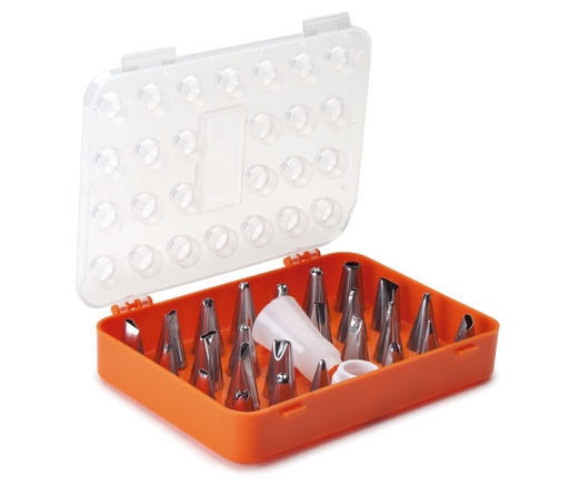 [0710385] Juego Boquillas Decoracion 26 Piezas Lacor