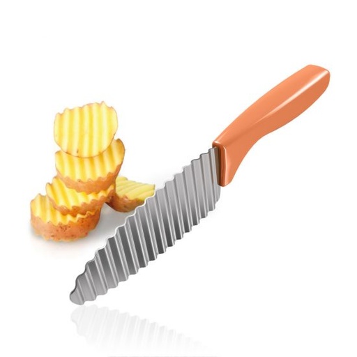 [0711095] Cuchillo 21 Cms Decorador Ondulado DEKO-FOOD