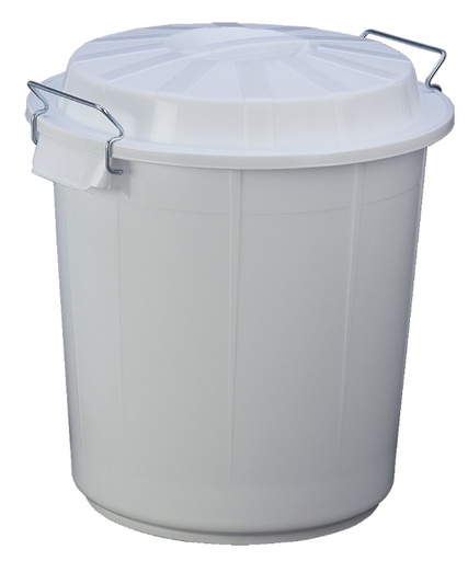 [0802343] Cubo Industrial 50 Lts Blanco