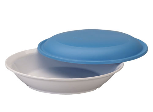 [0804920] Plato Llano Policarbonato 23 Cms Con Tapa Lacor