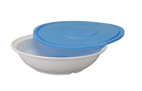 [0804921] Plato Hondo Policarbonato Ø19x5 Con Tapa Lacor