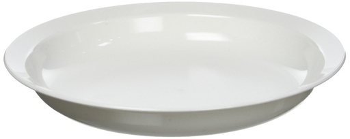 [0806635] Plato Llano Policarbonato 23 Cms Sin Tapa Lacor