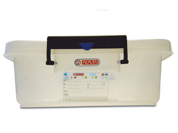 [0802339] Cubeta C/Tapa 30 Lts Transparente Araven