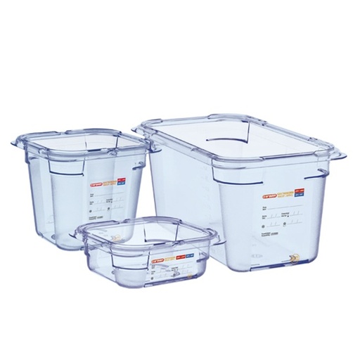 Cubeta GN 1/3 Sin Tapa Policarbonato Sin BPA Araven