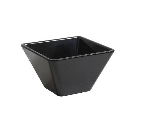 [0805587] Bol 8x8x4,5 Melamina Negro Ming