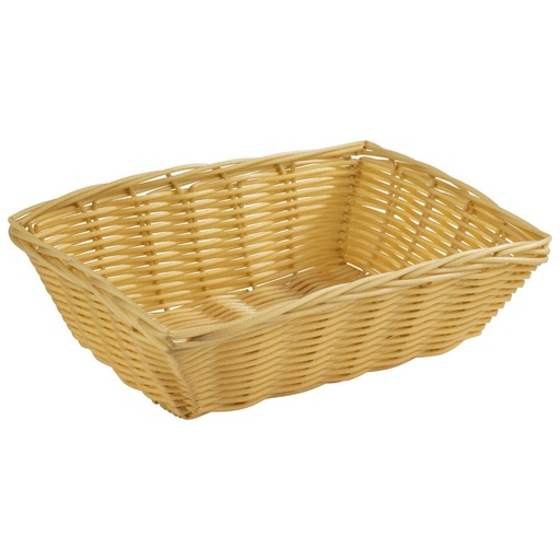 [0805013] Cesta Mesa 22x15 Polipropileno Beige Claro "Basic" APS