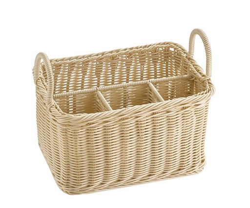 Dispensador Cubiertos "Economic" 26x8 Polipropileno Beige Claro APS