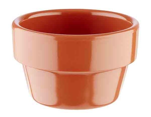 [0806284] Cuenco 6x6x3,5 Terracota Dip "Flower Pot" Melamina APS