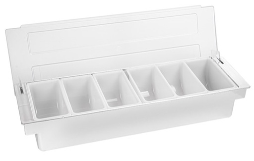 [1401400] Dispensador Condimentos 6 Compartimentos 49,5x15,7x9 Cromado PS Garcia De Pou