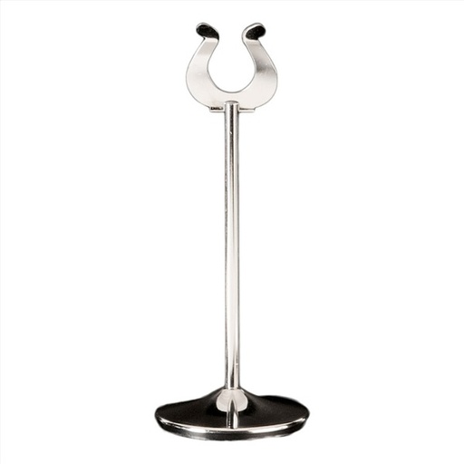 [1400899] Atril Numeracion Sobremesa 19,5 Cms Plateado Inox Garcia De Pou