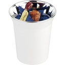 Papelera Sobremesa 13 cms Blanca APS