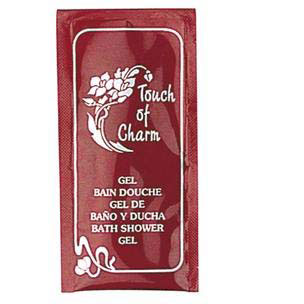[1700204] Sobrecito Gel Baño "Touch of Charm" 10 ml 10x5 Burdeos Garcia De Pou